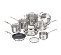 Cuisinart Chef's Classic Stainless Cookware 13-Piece Set, 77-13