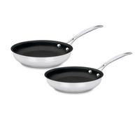 Cuisinart Chefs Classic Stainless Non-Stick Skillets, 9 Skillet & 11 Set