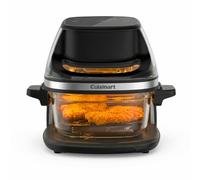 Cuisinart ClearView 3.8L Glass Basket Air Fryer I 6-in-1 Air Fry, Roast, Grill, Bake, Keep Warm, Recrisp I Space saving design I Removable Glass Basket & Lid I PFAS-free I Dishwasher safe I 1600W