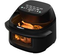 Cuisinart ClearView™ Air Fryer I Total Visibility - 280° viewing windows I PFAS Free I 8.5L Family Size I 8-in-1 Air Fry, Roast, Grill, MaxCrisp, Dehydrate, Pizza, Recrisp, Keep Warm I 230°C max temp