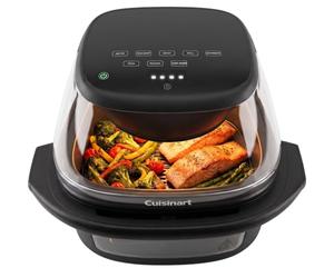 Cuisinart ClearView™ Air Fryer I Total Visibility - 280° viewing windows I PFAS Free I 8.5L Family Size I 8-in-1 Air Fry, Roast, Grill, MaxCrisp, Dehydrate, Pizza, Recrisp, Keep Warm I 230°C max temp