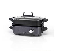 Cuisinart Multi Cooker Cook In 5-in-1, Grill Sear Steam Slow Cooker, Non-Stick, Midnight Grey