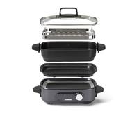 Cuisinart Cooking, 5 in 1 multicooker, grill, fry, steam, simmer and cook, non-stick, midnight gray, GRMC3E