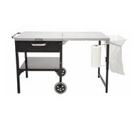 Cuisinart Cpt-2150 Prep N Cook Outdoor Table & Grill Stand, Black / Stainless Steel