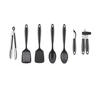 Cuisinart CTG-00-7OTS Kitchen Utensil Set, Stainless Steel Nylon, Black