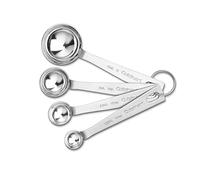Cuisinart CTG-00-SMP Stainless Steel Measuring Spoons, Set of 4,Silver