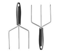 Cuisinart CTG-01-TL Curve Handle Turkey Lifters, Stainless_Steel, Black/Silver