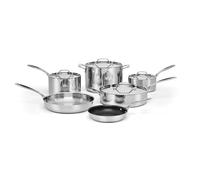 Cuisinart Custom-Clad 5-Ply Stainless Steel Cookware Set, CC5-10, Multiple Sizes, 10 Piece