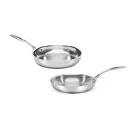 Cuisinart Custom-Clad 5-Ply Stainless Steel Fry Pan Set