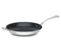 Cuisinart FCT22-30HNS French Classic Tri-Ply Stainless 12-Inch Nonstick Skillet with Helper Handle