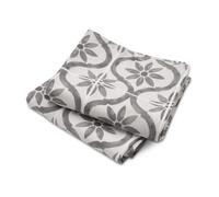 Cuisinart Fouta Professional Grey Rectangle 100% Cotton Printed Tea Towel 40 X 70Cm Pack Of 2