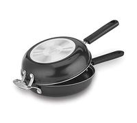 Cuisinart FP2-24BK 10-inch Nonstick Set Frittata Non-Stick Sauce Pan, Black/Stainless Steel