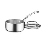 Cuisinart French Classic Tri-Ply Stainless 1-Quart Saucepan with Cover Silver