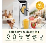 Cuisinart Frost Fusion Makes fast Frozen Drinks Soft Serve Ice Cream with