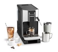 Cuisinart Fully Automatic Coffee Machine | 4 one touch coffee options | Espresso, Americano, Cold Brew | Integrated milk frother for Lattes and Cappuccino | Bean to cup