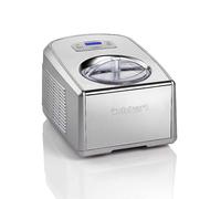 Cuisinart Ice Cream and Gelato Maker Makes Ice Cream, Gelato, Sorbet, Frozen Yoghurt in 40 Minutes No Need to Pre-Freeze Bowl Stainless Steel ICE100BCU, Silver