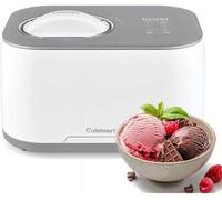 Cuisinart FreezeEase Ice Cream and Gelato Maker- Self freezing ice cream maker | 3 presets | Ice Cream, Sorbet, Frozen Yoghurt | No pre freezing needed | Ready in 40 mins | Keep cool function | White