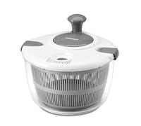Cuisinart Large Salad Spinner- Wash Spin & Dry Salad Greens Fruits & Vegetables 5qt CTG-00-SASG Grey