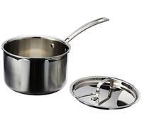 Cuisinart MCP193-18N Multiclad Pro Triple Ply Stainless 3-Quart Skillet, Stainless Steel, Saucepan w/Cover