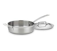 Cuisinart MCP33-24HN MultiClad Pro Stainless 3-1/2-Quart Saute with Helper and Cover