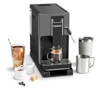 Cuisinart Fully Automatic Coffee Machine | 4 one touch coffee options | Espresso, Americano, Cold Brew | Integrated milk frother for Lattes and Cappuccino | Bean to cup