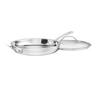 Cuisinart PureClad™ PureClad™ Triple-Ply 12" Stainless Steel Skillet with Helper Handle and Cover. PCT22-30HC