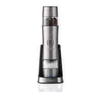 Cuisinart Seasoning Mill Set – Rechargeable Salt & Pepper Grinders, Adjustable Grind, Silver