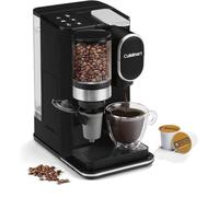 Cuisinart Single Serve Coffee Maker + Coffee Grinder, 48-Ounce Removable Reservoir, Black DGB-2