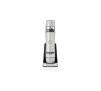 Cuisinart Electric Salt and Pepper Grinder Set Rechargeable Seasoning Mill No Batteries needed, 20 min charging Measuring cap Adjustable Grind settings 3 year guarantee Frosted Pearl