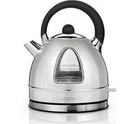 Cuisinart Traditional Style Electric Kettle Fast Boil, Cordless, Quiet, Easy Pour Easy Clean, Removable Limescale Filter 1.7L Capacity 3Kw Matching Toaster Available Stainless Steel