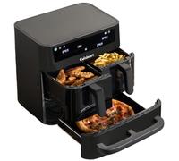 Cuisinart Tri Zone 13.6L Air Fryer & Oven | PFAS-Free | XXXL capacity | 3 Independent Cooking Zones | Dual 4.3L Air Frying Baskets + 5L Oven Drawer | 9-in-1 Cooking Functions | Sync+Match Cook