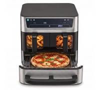 Cuisinart Tri Zone 13.6L Air Fryer & Oven Stainless Steel | PFAS-Free | XXXL capacity | 3 Independent Cooking Zones | Dual 4.3L Air Frying Baskets + 5L Oven Drawer | 9-in-1 Cooking Functions