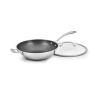 Cuisinart Wok Pan, PurelySear Hybrid, Stainless Steel, 12 Inch