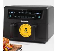 Cuisinart XXL Air Fryer with Dual-Zones |PFAS Free|Chemical-free cooking | Air Fry, Roast, Grill, Bake, Dehydrate, Max Crisp, and Keep Warm |Dual drawers | 2 x 5.2L - cook 8+ portions|Dishwasher Safe