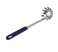 Cuisine Spaghetti Rake, Stainless Steel Pasta Fork for Noodles, Multi Functional Anti Stick Cooking Tool with Hanging Hole, 304 Stainless Steel Spaghetti Server Spoon for Kitchen U