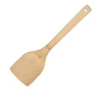 Cuisine Wood Spatula 12 Inch with Handle Heat Head Curved Front for Scooping & Scraping Kitchen Spatulas Cooking Stove Indian Vent Weight (N One Size)
