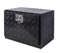 CuisinSmart 24 Inch Truck Tool Box, Heavy Duty Aluminum Waterproof Trailer Tool Box, RV Storage Organizer, Underbody Truck Bed Toolbox with Side Handle, Lock and Keys