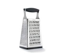 Cuisipro 4-Sided Box Grater, Sharp Stainless Steel, Non-Slip, Rust Resistant