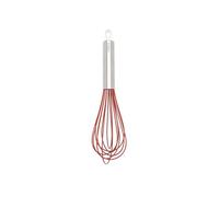 Cuisipro Balloon Whisk, Red, Silicone / Stainless Steel, Non-Stick Friendly, Heat Resistant, Flexible, 10”, 25.4cm