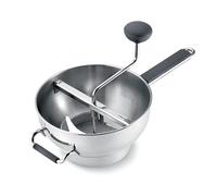 Cuisipro Deluxe Food Mill, Stainless Steel, 3 Straining Disks Included, Non-Slip Handle