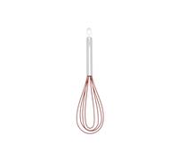 Cuisipro Flat Whisk, Red, Flexible Silicone, Non-Scratch, Heat Resistant, 25.4cm, 10”