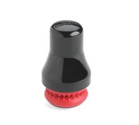 Cuisipro Magnetic Spot Scrubber, Soft Silicone, Black and Red, Glass Cleaning Brush, Non-Scratch