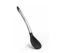 Cuisipro Silicone Spoon, Black, Non-Stick Cooking Spoon, Heat Resistant, 30.5Cm