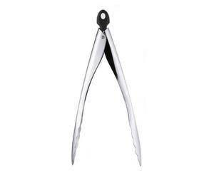 Cuisipro Tempo Locking Tongs, 18/8 Stainless Steel Kitchen Tongs, 30.5Cm