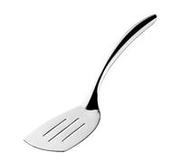 Cuisipro Tempo Slotted Turner, 18/8 Stainless Steel, Spatula, for Cooking, Flipping, 14.75”, 37.5cm