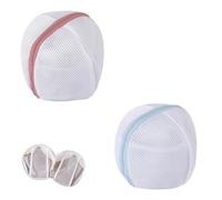 Cuixia 2 Pcs Bra Washing Machine Bag, Bra Laundry Bags for Washing Machine, Lingerie Bags for Washing Machine, Anti Deformation Mesh Pocket with Zipper for Bra Clothes Socks