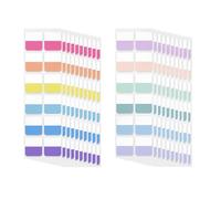 Cuixia 240Pcs Color Sticky Index Tabs，Annotation Tab Colored Sticky Tabs, Colored Sticky Tabs Dividers for Labeling and Organizing Documents, Papers, File Folders, Books
