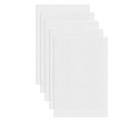 Cuixia 5Pcs Plastic Canvas Mesh Sheet, 20x30cm White Eye Mesh Fabric for Mask, Polyester Plastic Meshes Canvas Sheets for Bag Making Furry Costume Roleplay Props Craft Sculpting Supplies