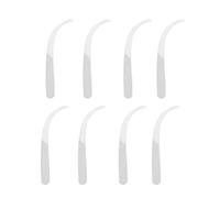 Cuixia 8 Pcs Acrylic Earring Holder Try On Sticks, Transparent Earring Display Tool, Acrylic Earrings Holder Single Pair L Shape Design for Stud and Dangle Earrings Display