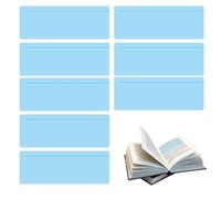 Cuixia 8 Pcs Blue Overlay for Dyslexia, Dyslexia Reading Aids, Guided Reading Strips, Tracker Bookmark Reduce Visual Stress Children Dyslexias, Teaching Supplies for Classroom